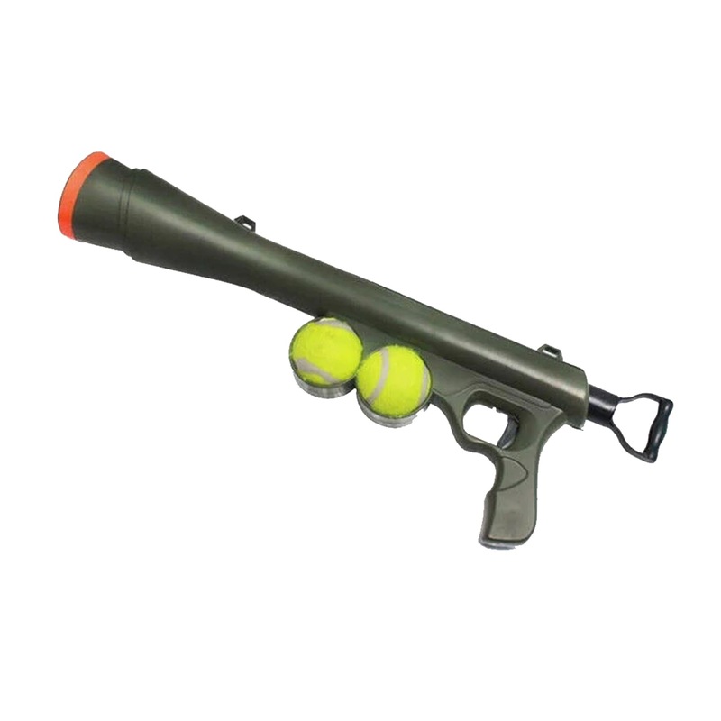 Buy Pet Dogs Outdoor Playing Tennis Ball Launcher Toy MyDeal
