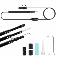 LED Ear Wax Remover Ear Cleaner Scoop Endoscope