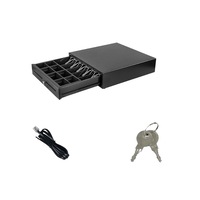 Electronic Cash Drawer Manual Register Tray - 5 Bills 5 Coins