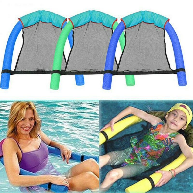 Buy Floating Pool Chair Mesh Seats Hammock Noodle Sling Seat Swimming ...
