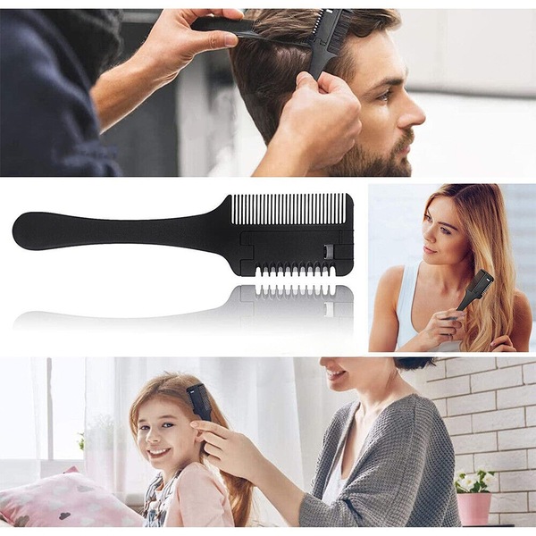 Buy Hair Cutting Thinning Professional Razor Comb - MyDeal Australia