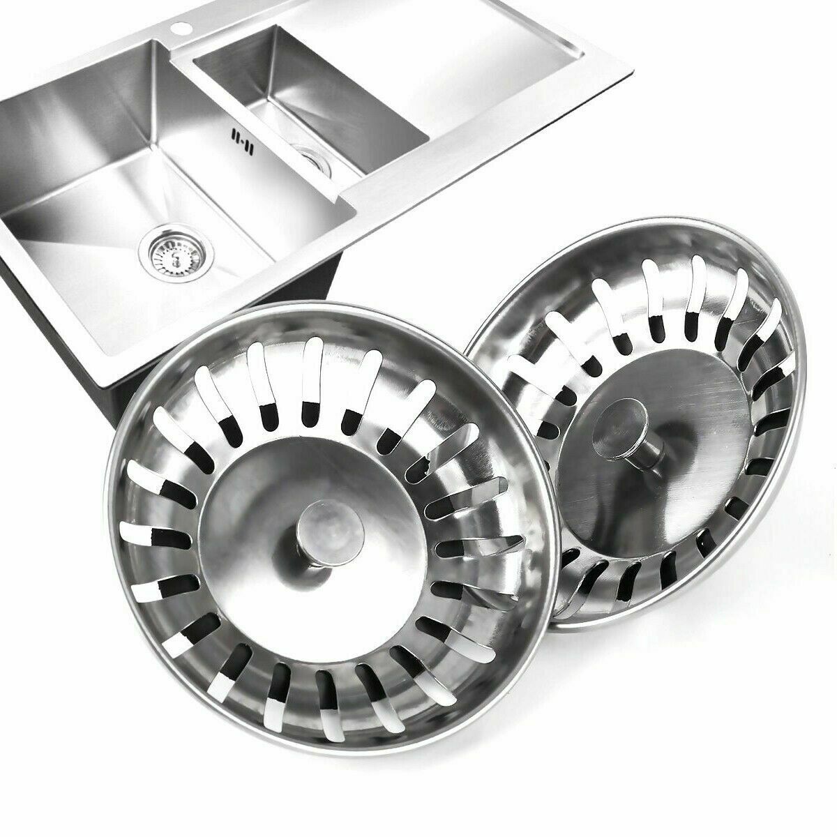 Kitchen Sink Strainer Plug Stainless Steel Drain Stopper