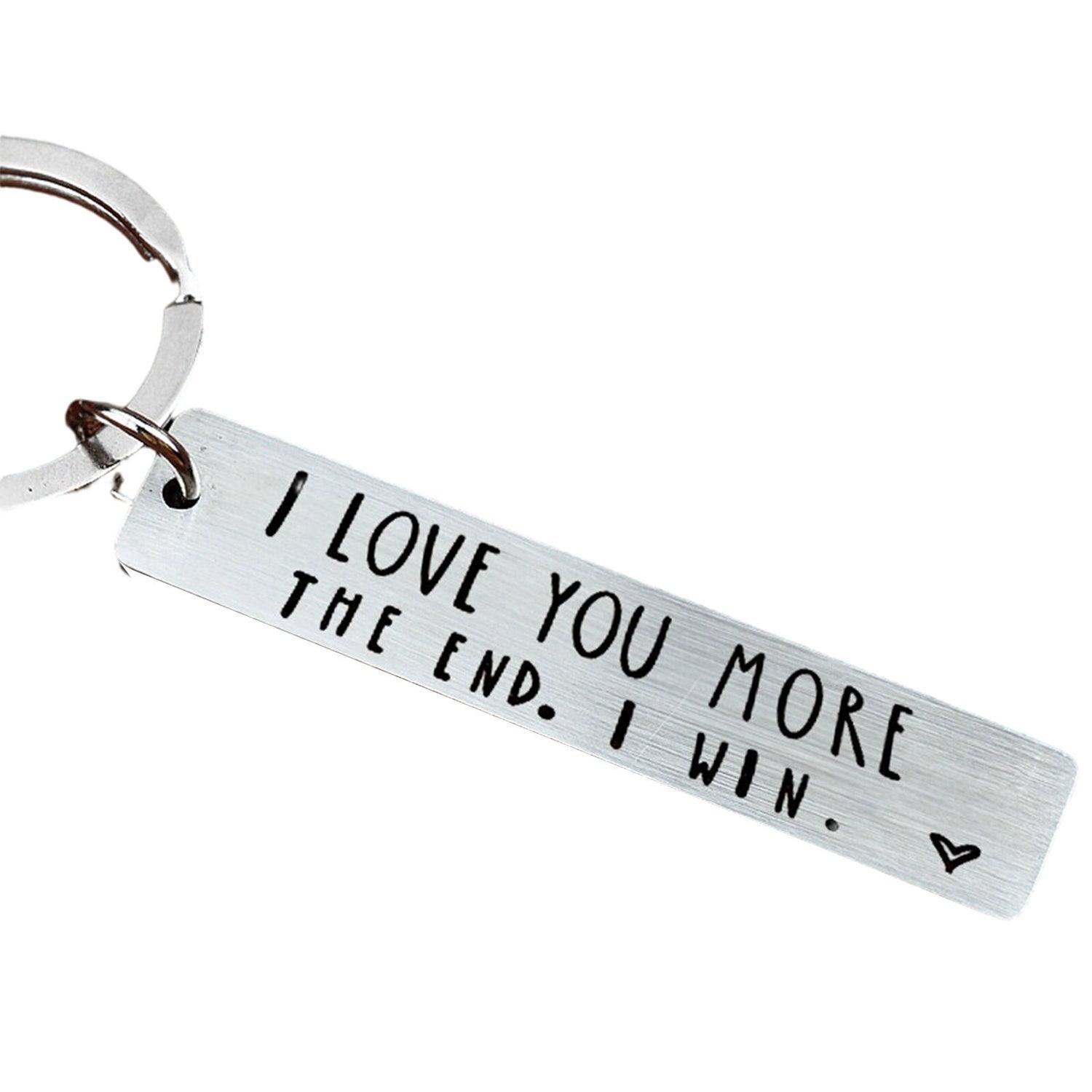Couple Stainless Steel Keychain Keyring Gift