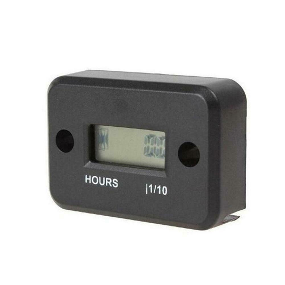 Digital Hour Meter Gauge LCD for ATV Motorcycle Gas Engine