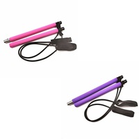 Portable Pilates Stretch Rope Exercise Bar