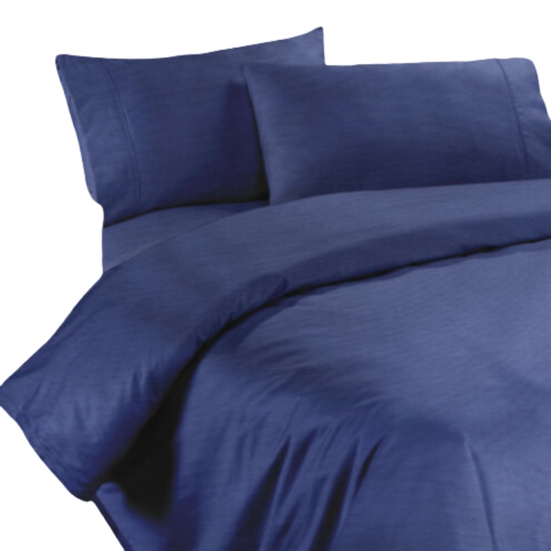 Buy Royal Blue 2000TC Bamboo Cooling Quilt Cover Set MyDeal