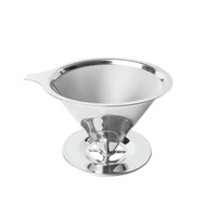 Stainless Steel Pour Over Reusable Mesh Coffee Tea Dripper Filter