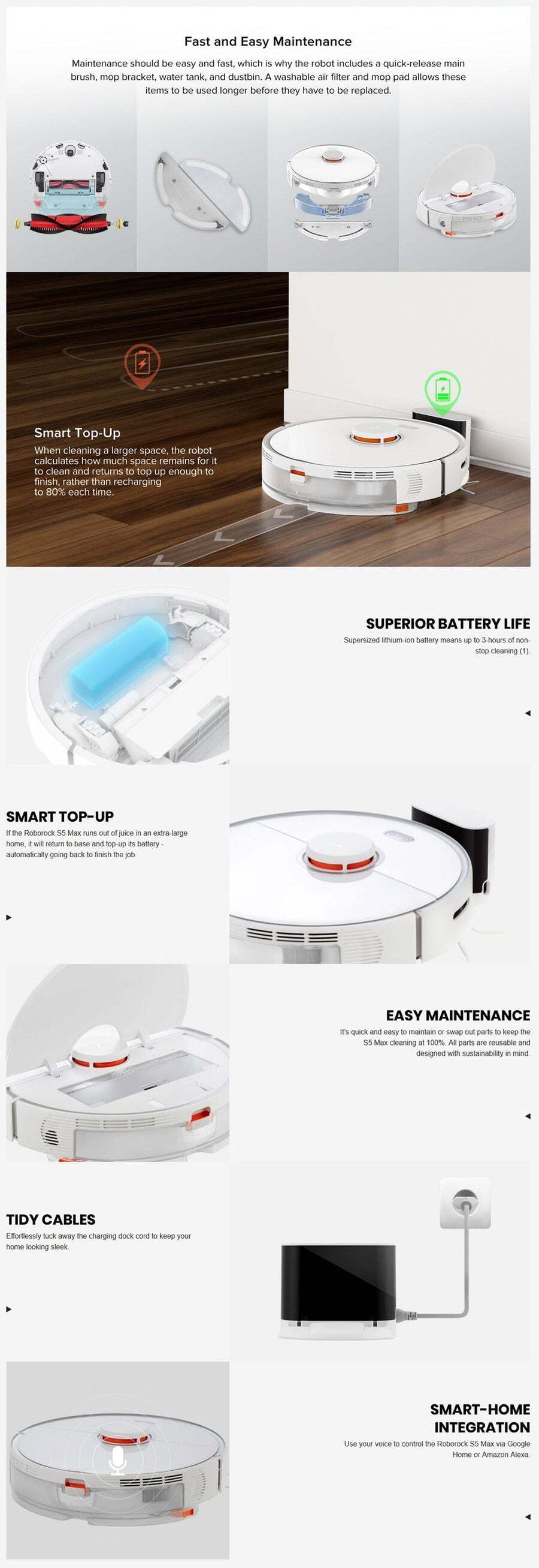 Roborock S5 Max Smart Robot Vacuum Mop Cleaner Australian Version Buy Robot Vacuum Cleaners Roborock S5 Max Smart Robot Vacuum Mop Cleaner Australian Version Buy Robot Vacuum Cleaners