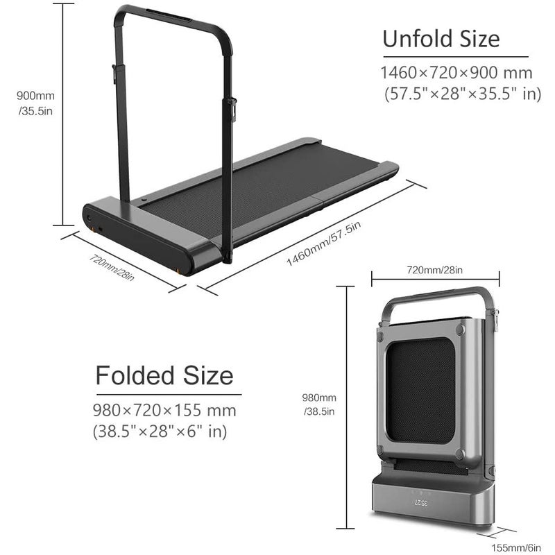 Buy Kingsmith WalkingPad R1 Pro foldable Walking and Running machine 10km/h  Treadmill Au Version - MyDeal