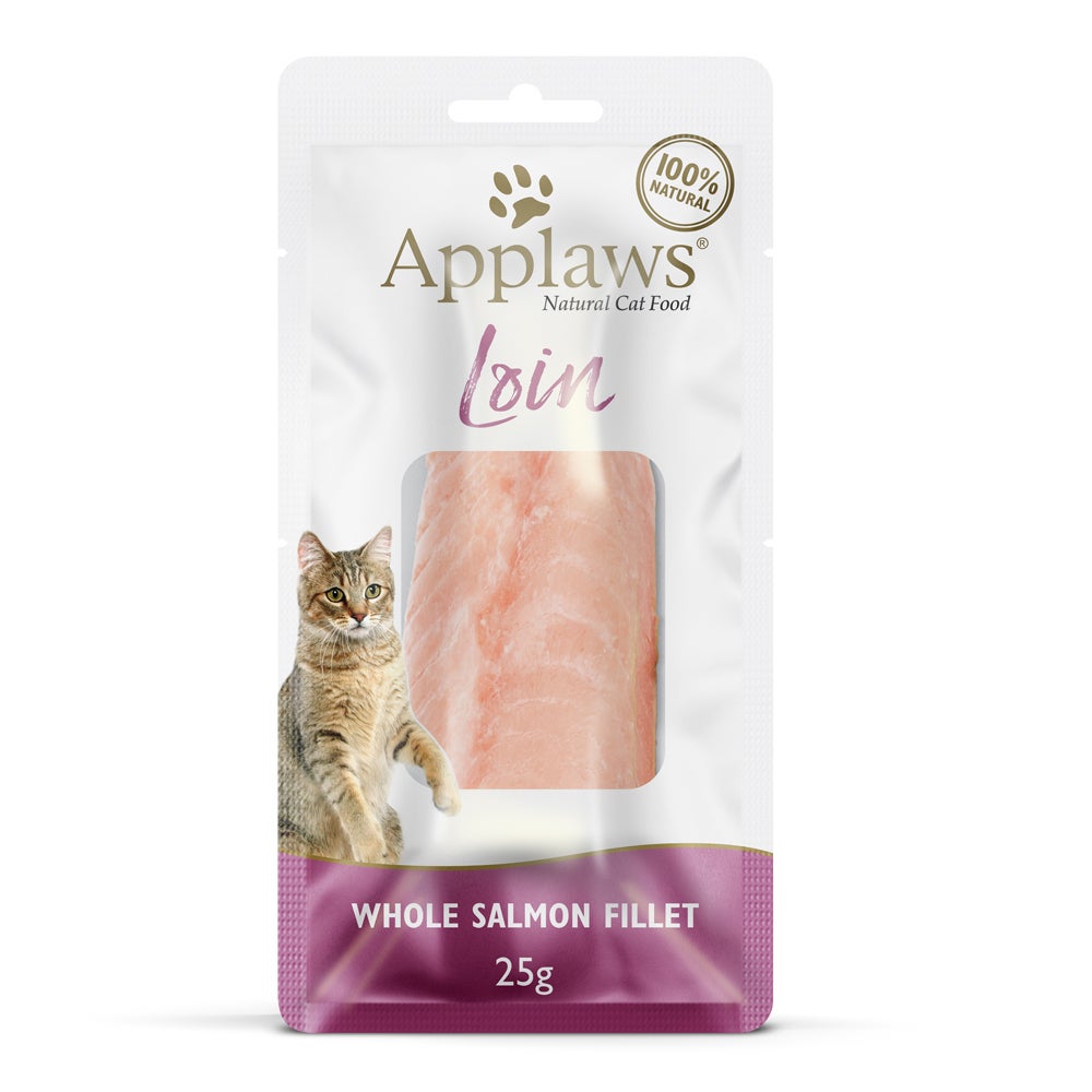 Applaws Natural Cat Treat Salmon Loin 25g 18 Pack 