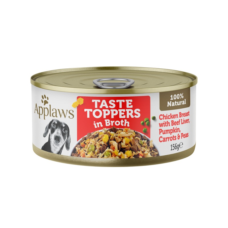 Buy Applaws Wet Dog Food Chicken w/ Beef Liver & Vegetables Tin 16 x ...