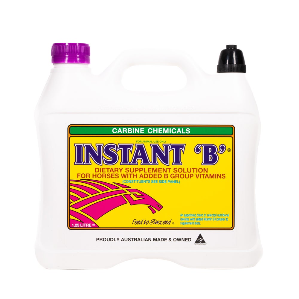 Carbine Instant B Pony Oral Dietary Vitamin B Supplement Horse - 2 Sizes
