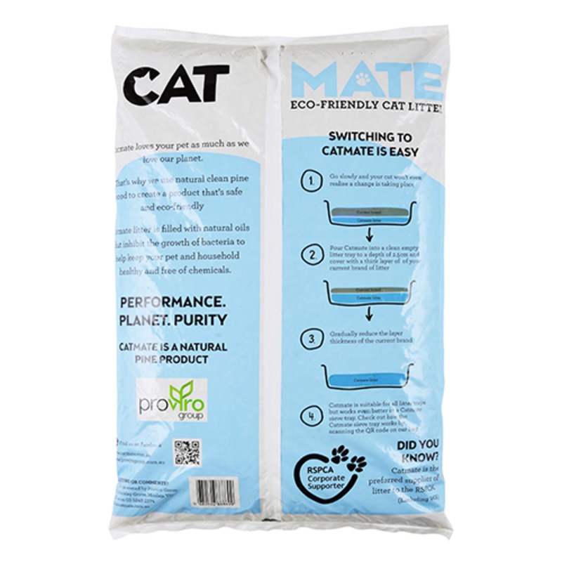 Buy Catmate Wood Pellet Eco Friendly Kitten Cat Pet Litter 7kg MyDeal