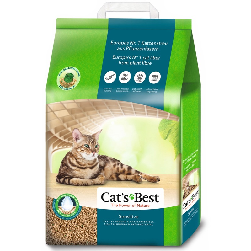 Buy Cats Best Sensitive Bio Degradable Compostable Kitty Litter 2 Sizes MyDeal