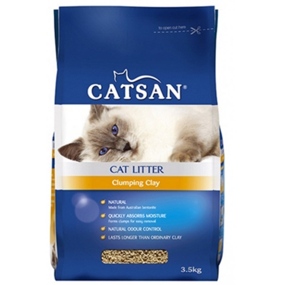 Catsan Clumping Clay Ultra Natural Cat Litter 3.5kg
