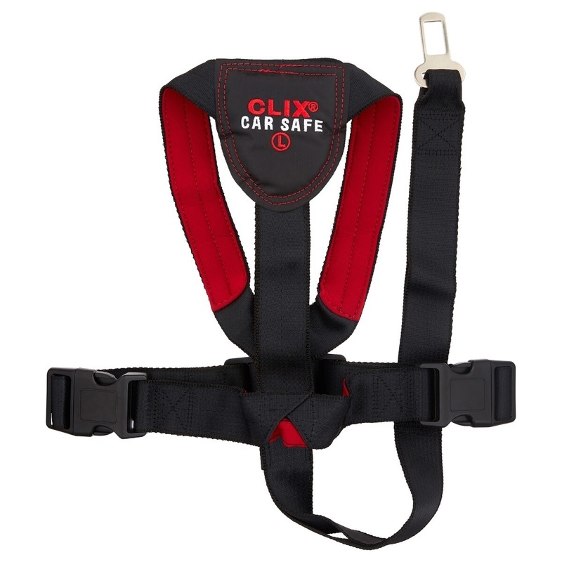 Clix Car Safe Adjustable Easy to Fit Dog Safety Harness 4 Sizes MyDeal