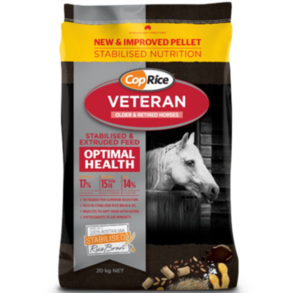 CopRice Veteran Muscle Body Senior Mature Old Horse Pony Feed 20kg 
