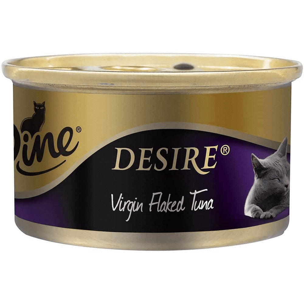 Dine Desire Cat Wet Food Virgin Flaked Tuna - 2 Sizes