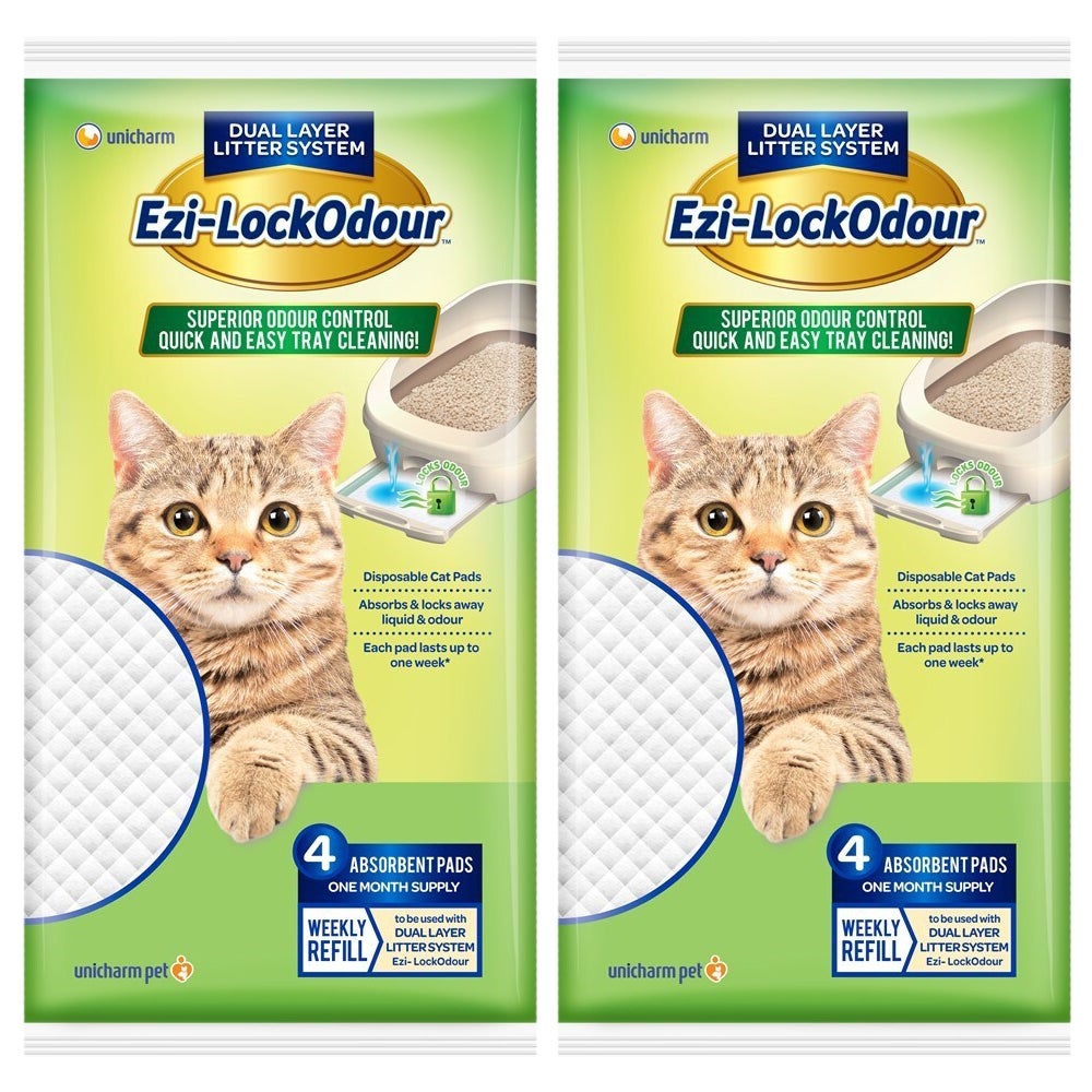 Ezi Lockodour Dual Layer Cat Litter System Odour Control Package