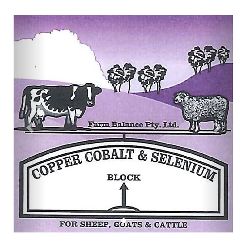 Buy Farm Balance Copper Cobalt & Selenium Cattle & Horses Salt Lick