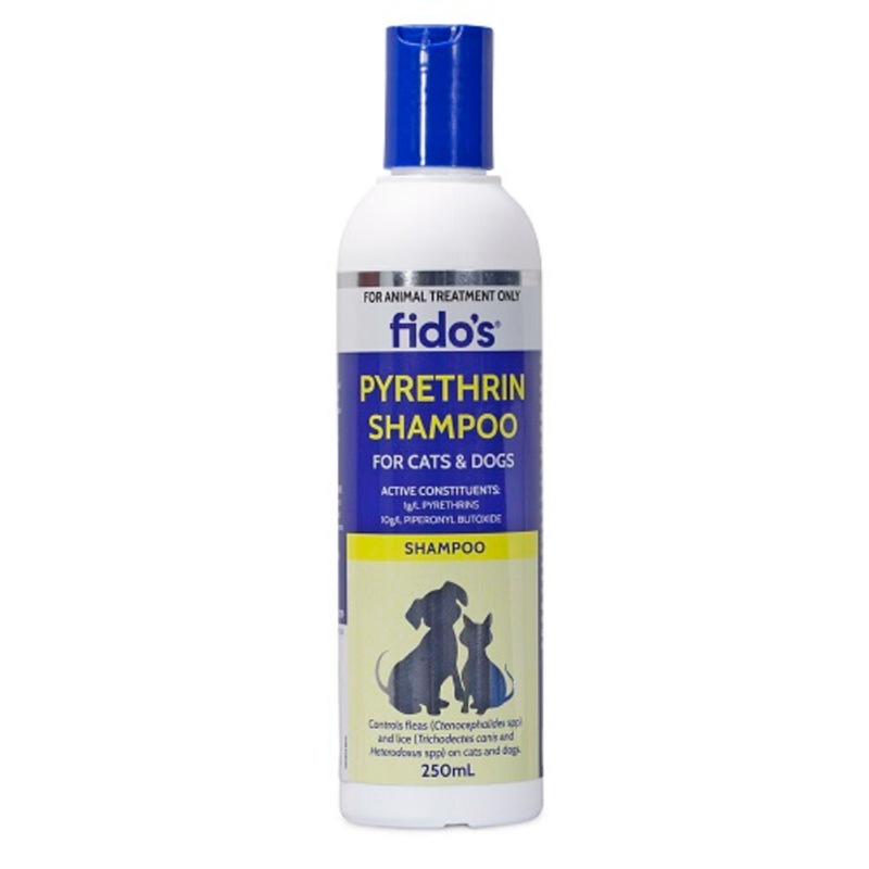 Buy Fidos Pyrethrin Shampoo Dogs & Cats Grooming Shampoo - 3 Sizes - MyDeal