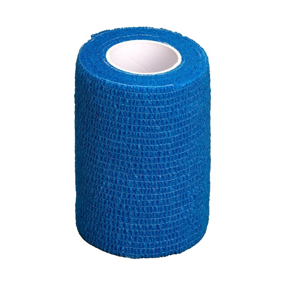 GlobalFlex Easy Rip Cohesive Bandage for Pets Blue - 2 Sizes