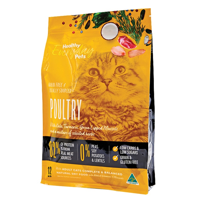 Buy Healthy Everyday Pets Poultry Complete & Balanced Dry Cat Food 3kg