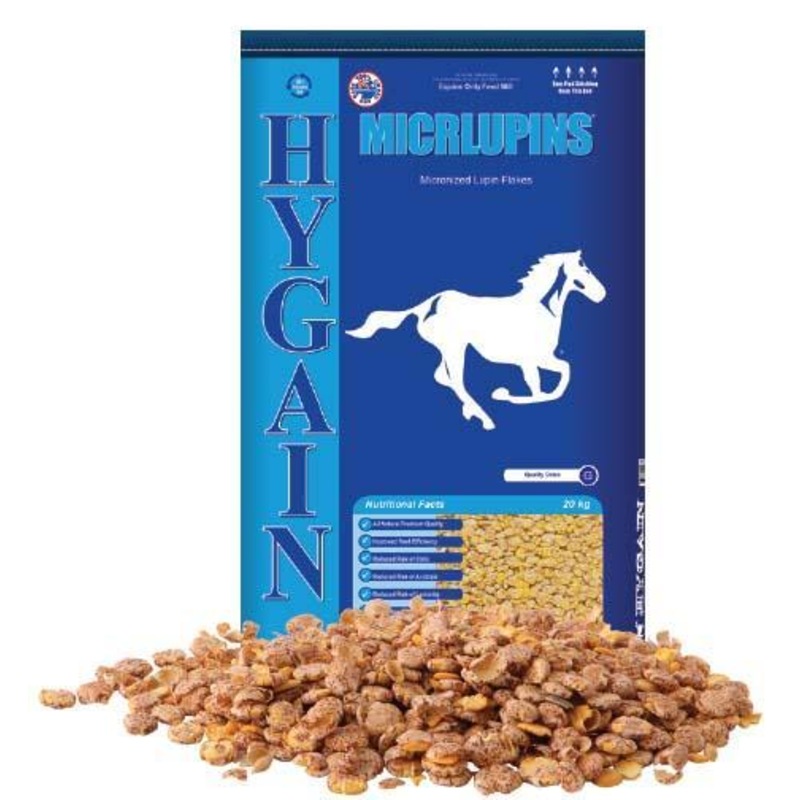 Buy Hygain Micr Lupins Flakes Horse Feed Supplement 20kg MyDeal