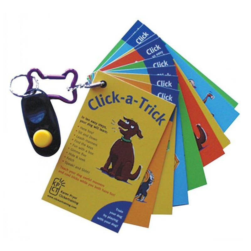 Buy Karen Pryor Click A Trick Cards W Clicker Dog Training Mydeal