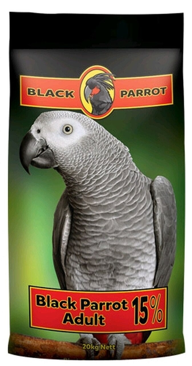 Laucke Black Parrot Adult Protein Food for Breeding Parrots 15% - 2 Sizes