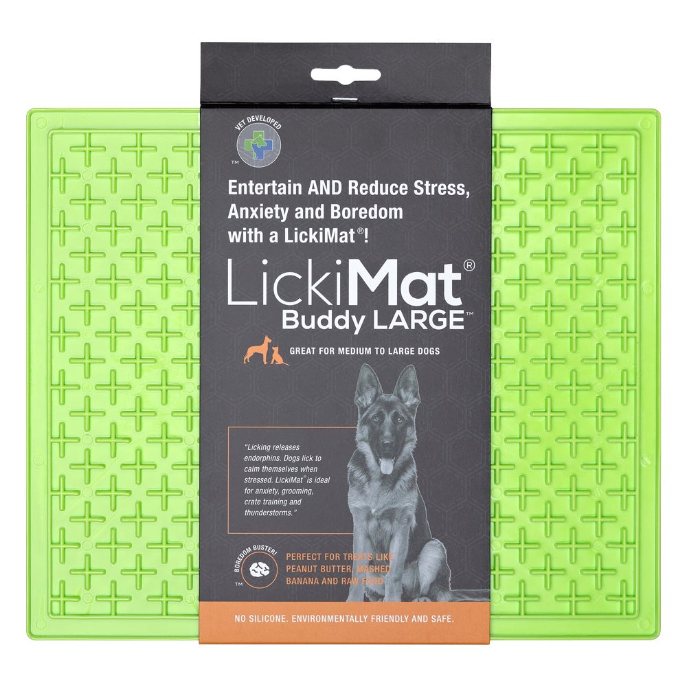 LickiMat Buddy Dogs & Cats Slow Feeder Flexible Mat XL - 3 Colours
