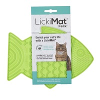 LickiMat Classic Felix Boredom Buster Fish Shaped Cats Slow Feeder - 5 Colours