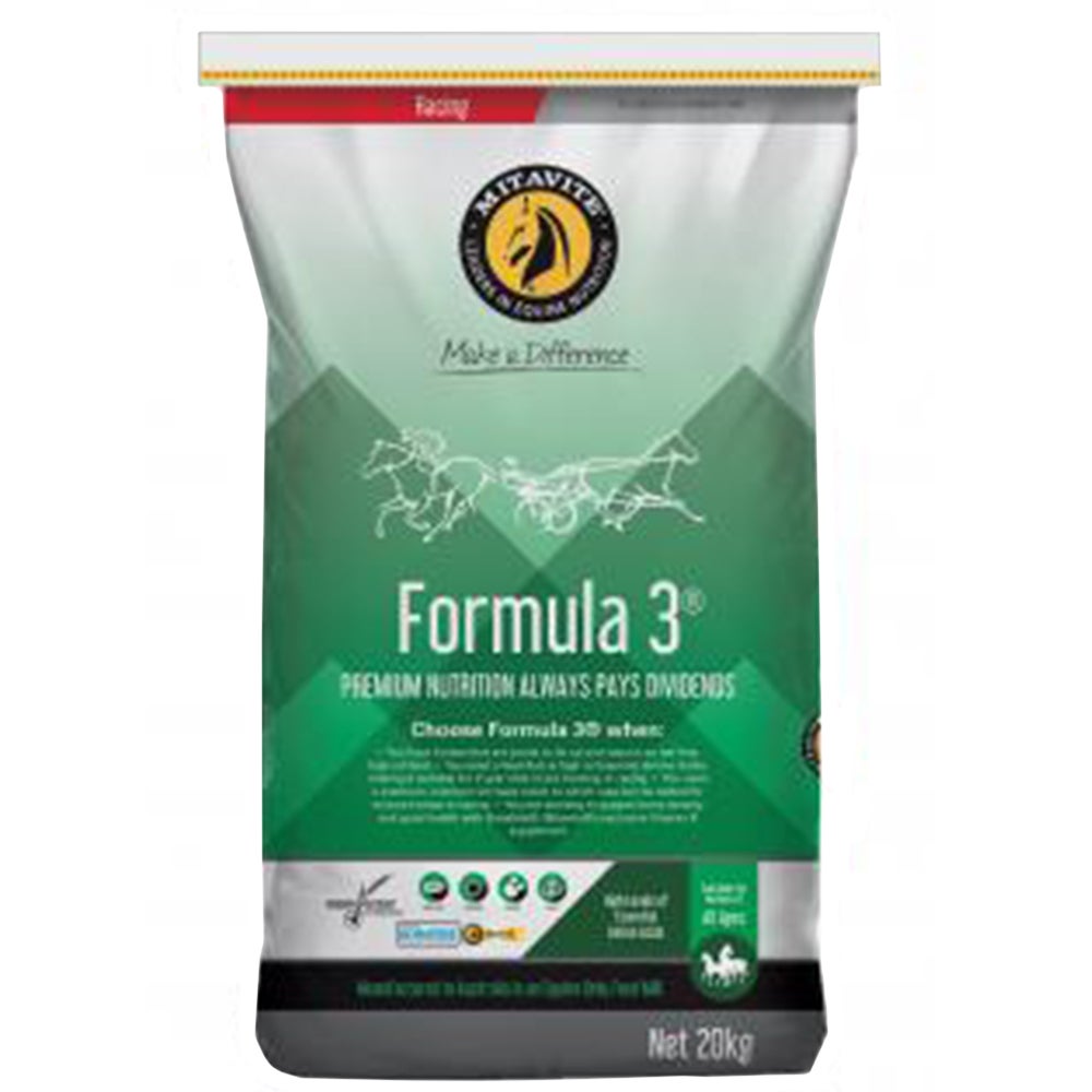 Mitavite Formula 3 Racing Horse Feed Supplement 20kg