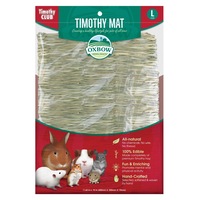 Oxbow Timothy Club Hand-Woven Mat for Small Animals - 2 Sizes