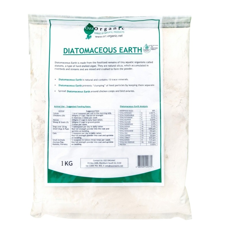 Buy Ozz Organic Diatomaceous Earth Powder for Poultry & Livestock