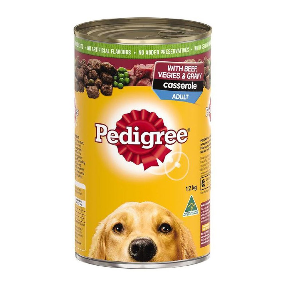 Pedigree Pal Adult Wet Dog Food Casserole w/ Beef Vegies & Gravy - 2 Sizes