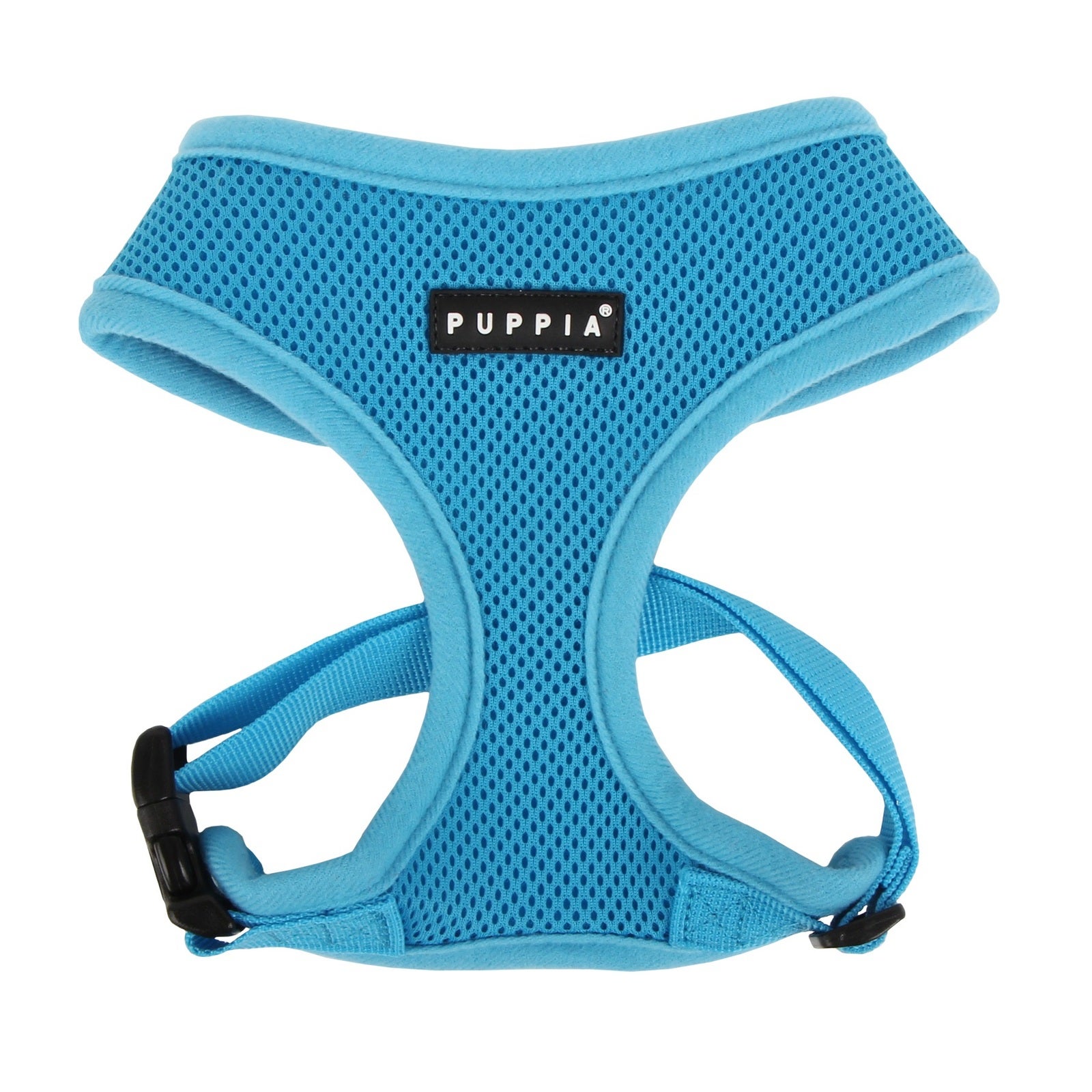 Puppia Soft Polyester Adjustable Dog Harness Sky Blue - 6 Sizes
