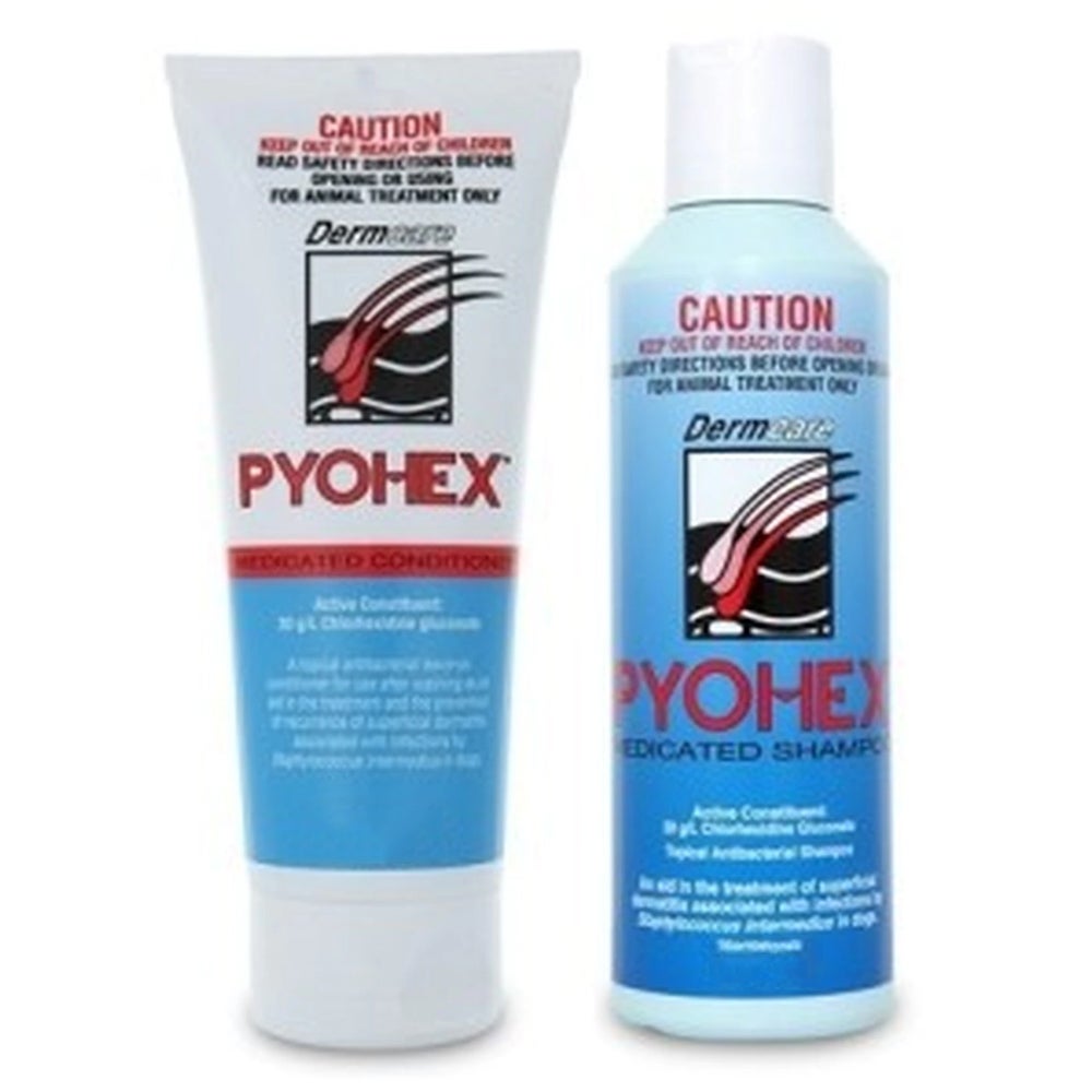Pyohex Medicated Dog Shampoo & Conditioner Starter Pack 