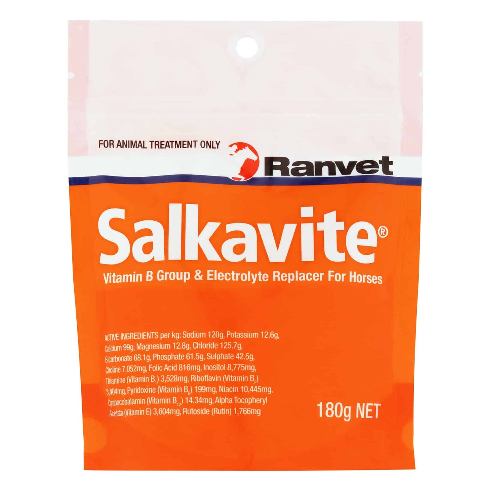 Ranvet Salkavite Horses Vitamin B Group & Electrolyte Replacer 180g