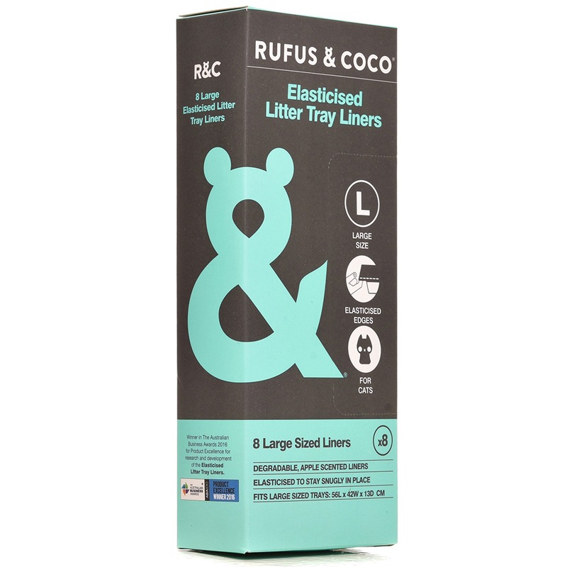 Buy Rufus & Coco Natural Elasticised Disposable Litter Tray Liner 2