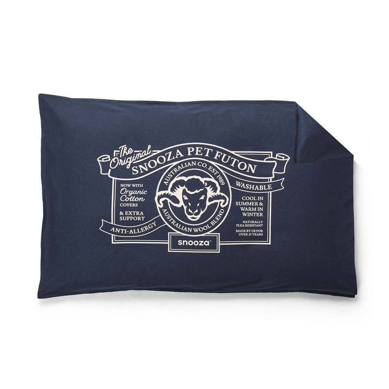 Buy Snooza Organic Anti Allergy Dog Bed Futon Cover Original Medium 4 Colours MyDeal