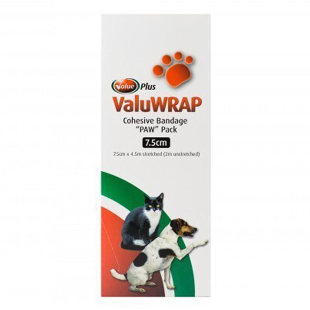 Valuwrap Cohesive Conforming Bandage Paw Pack - 2 Sizes