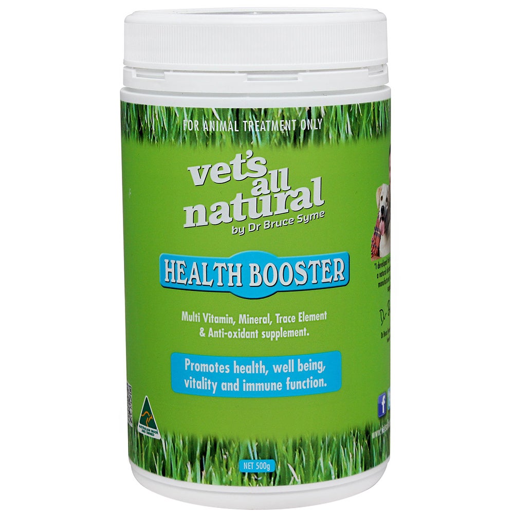 Vets All Natural Health Booster Cat Dog Vitamin Supplement - 4 Sizes