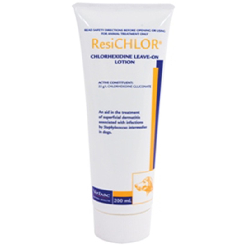 Buy Virbac Resichlor Chlorhexidine LeaveOn Skin Care Lotion 200ml MyDeal
