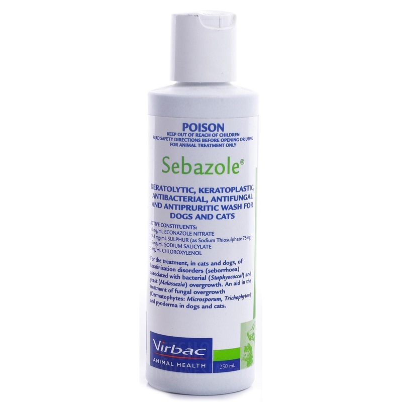 Buy Virbac Sebazole Allerderm Dogs & Cats Antibacterial Medicated