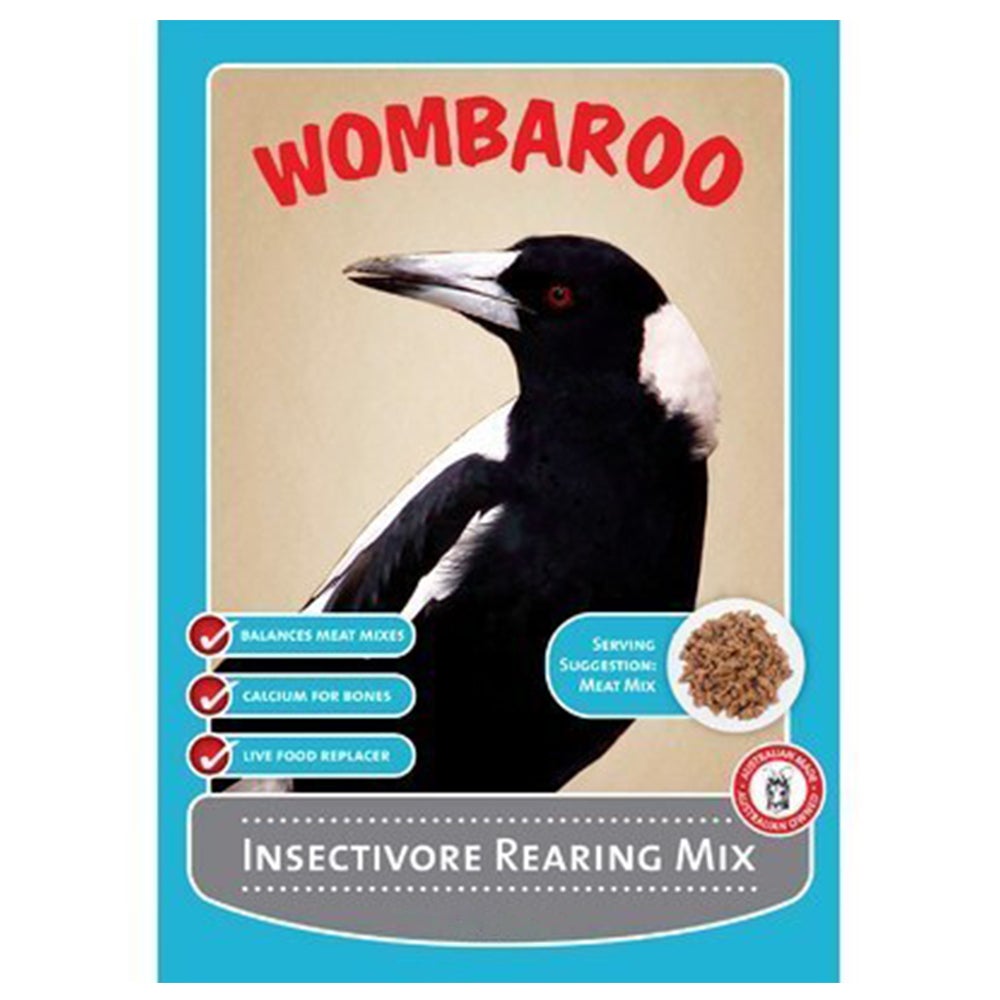 Wombaroo Insectivore Carnivorous Bird Rearing Breeding Supplement - 2 Sizes 