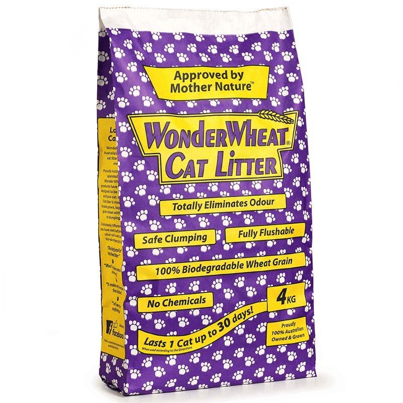 Buy Wonder Wheat Cat Litter Eliminates & Controls Odour 2 Sizes MyDeal