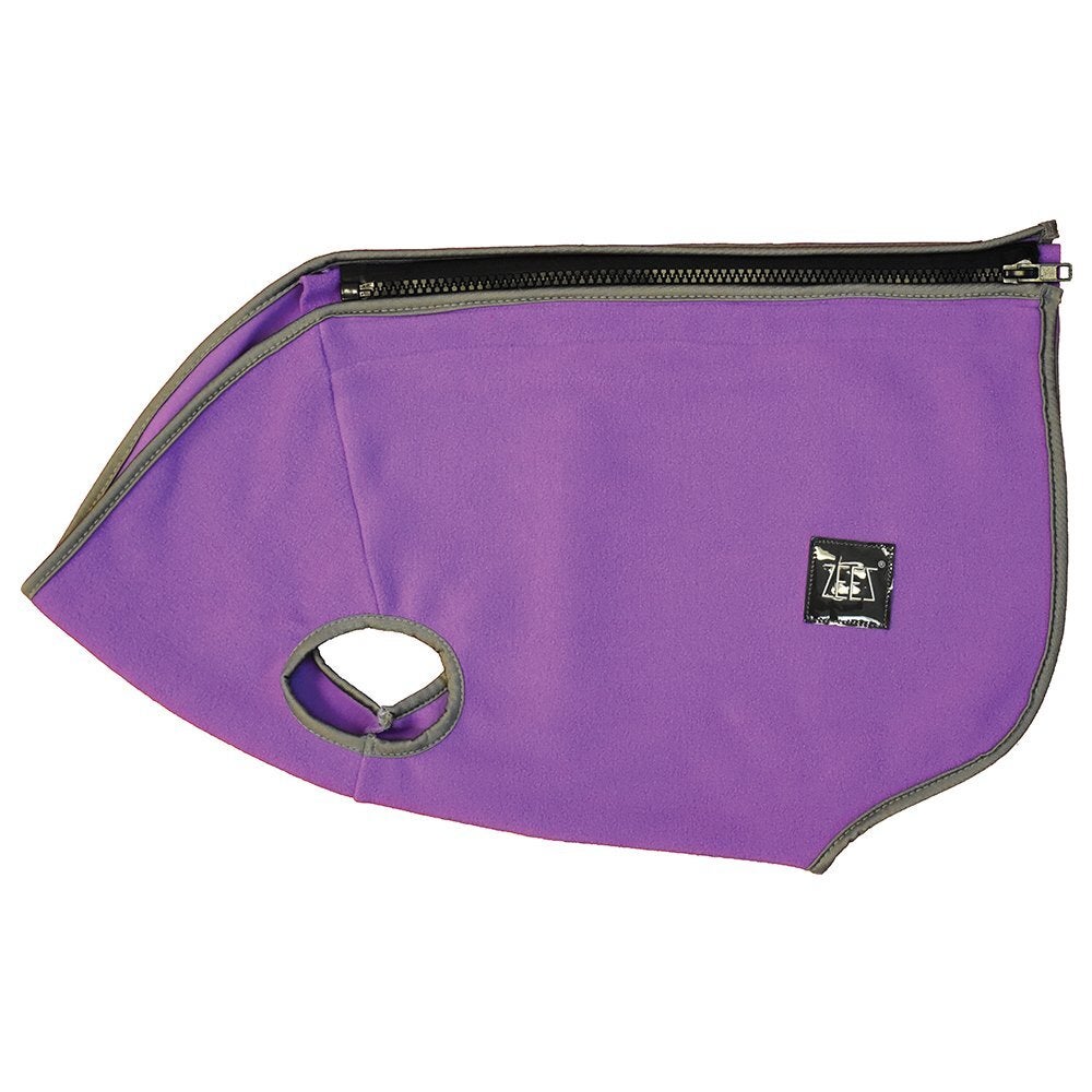 Zeez Cozy Fleece Indoor & Outdoor Dog Vest Pearly Purple - 13 Sizes