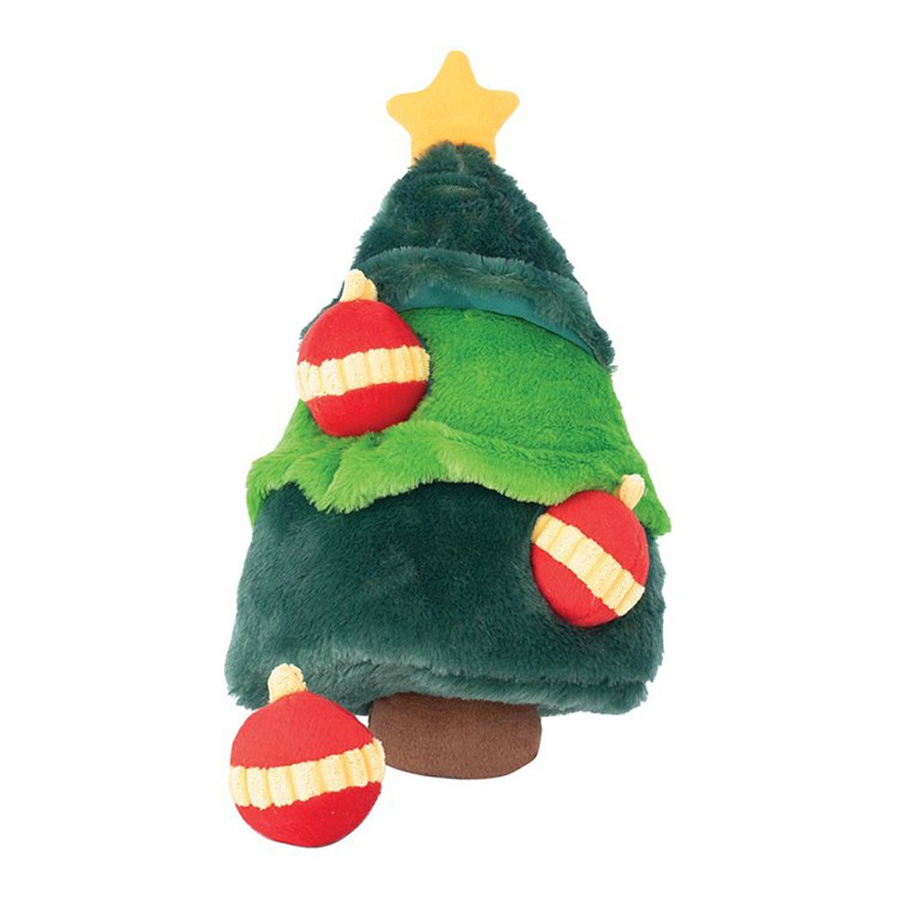 Zippy Paws Holiday Burrow Christmas Tree Dog Squeaker Toy 38 x 20cm