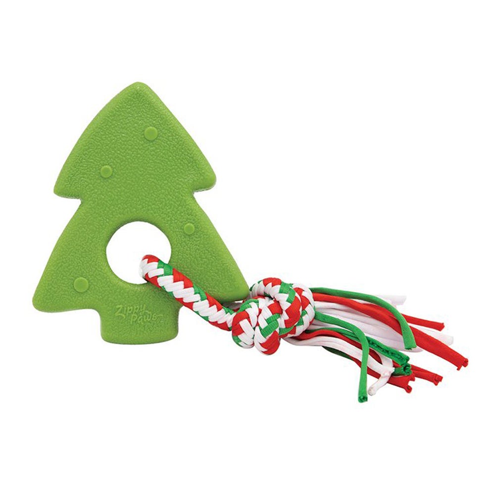 Zippy Paws Holiday Teether Christmas Tree Dog Chew Toy 15 x 12.5cm